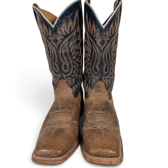ARIAT Men\'s 11.5EE Gold Point Western Boots Broad Square Toe - EUC main image 11